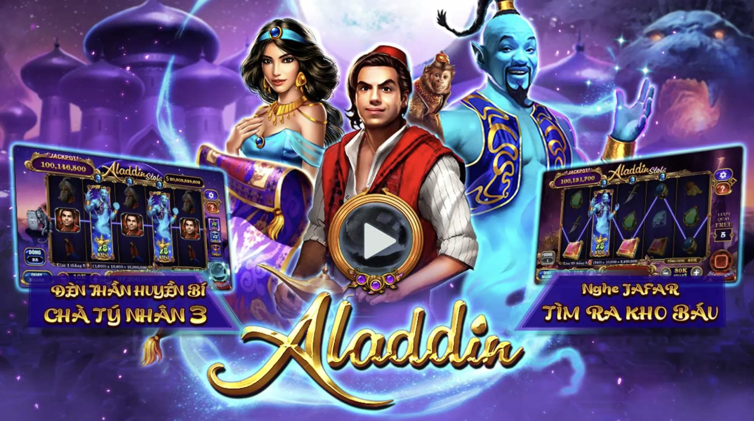 Đặc quyền khi chơi Aladin tại Debet online 