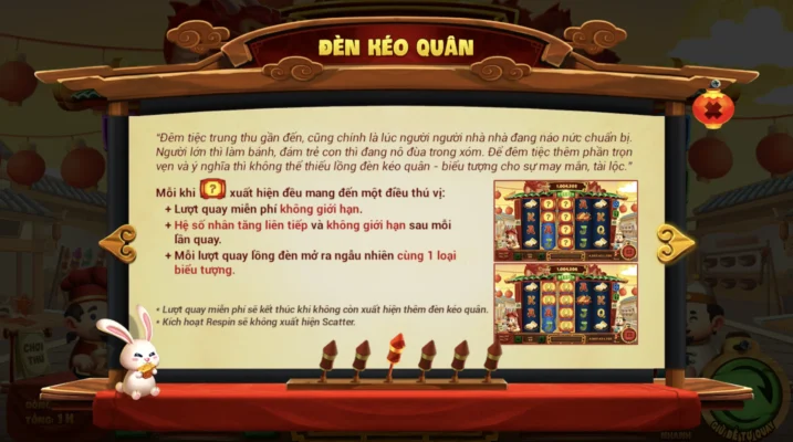 Đèn kéo quân trong Phá cổ đèn rồng